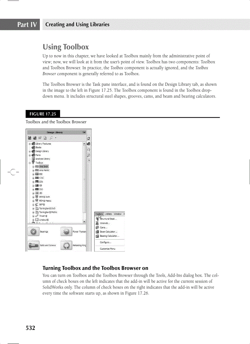 image for page Using Hole Wizard and Toolbox