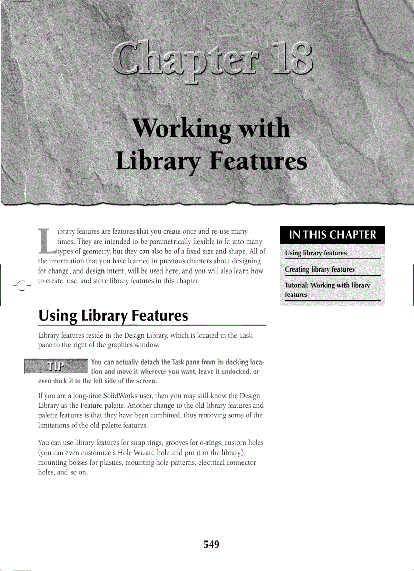 image for page Using Hole Wizard and Toolbox