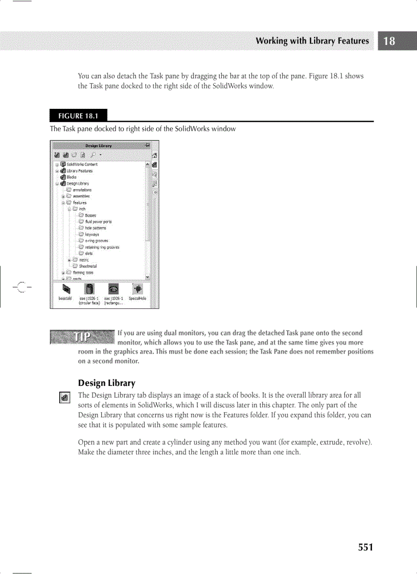 image for page Using Hole Wizard and Toolbox