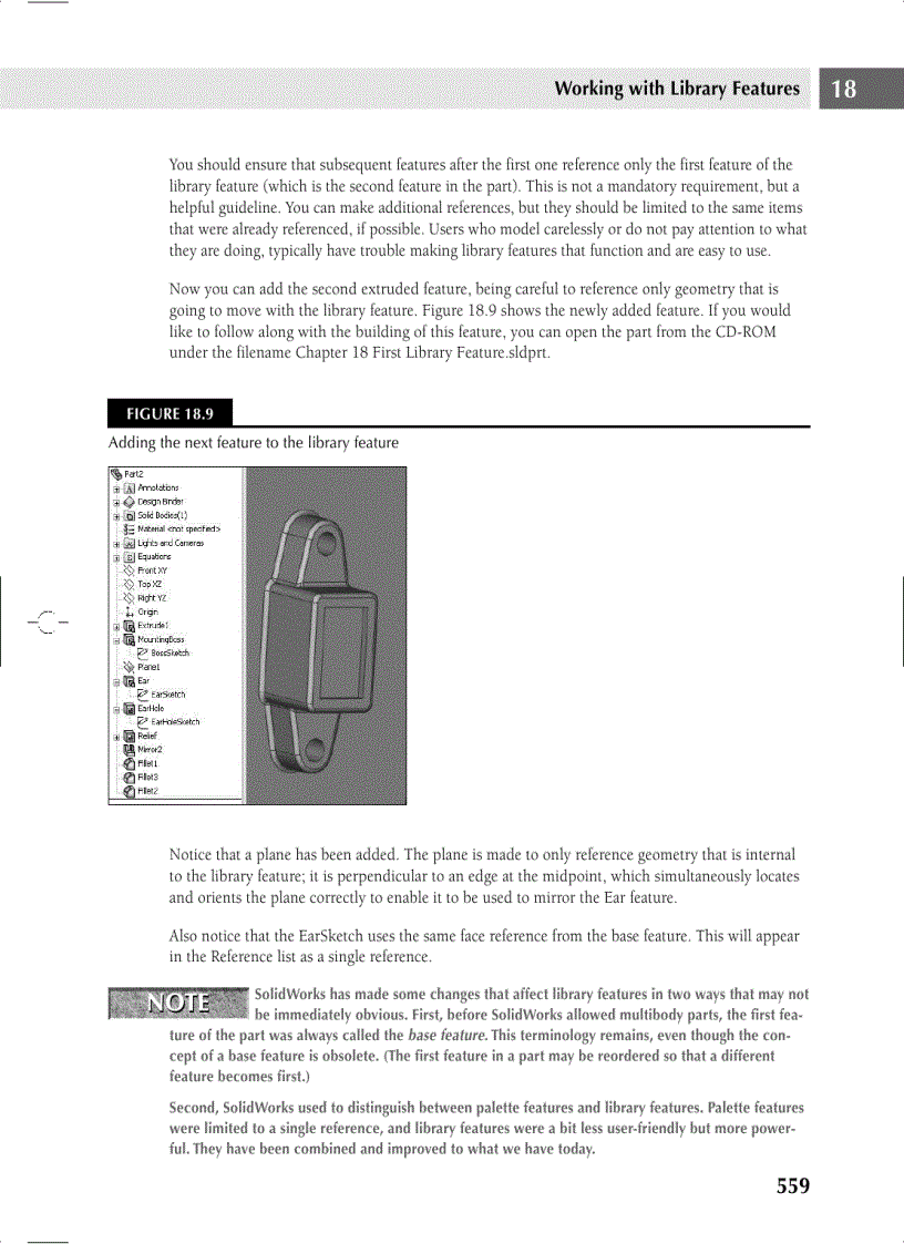 image for page Using Hole Wizard and Toolbox