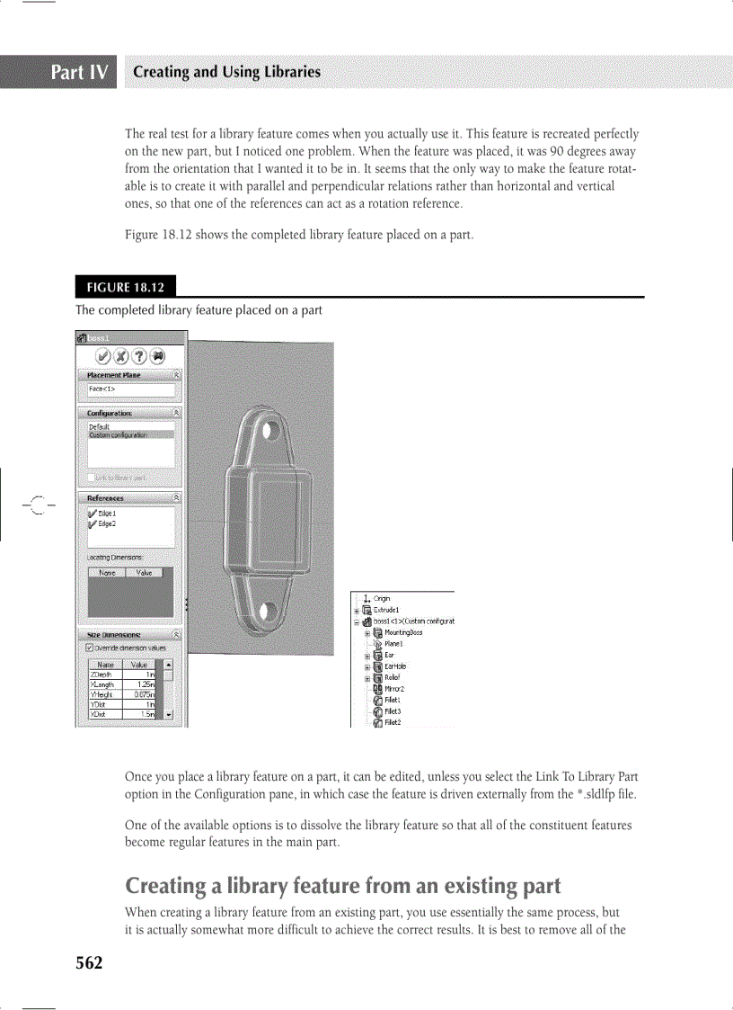 image for page Using Hole Wizard and Toolbox
