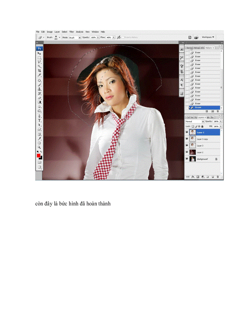 image for page Tách mái tóc khỏi Backgroud