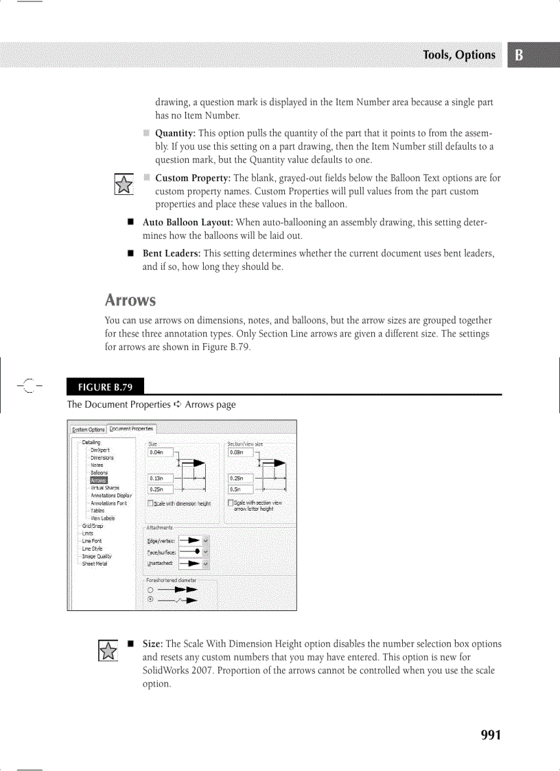 image for page Tools Options solidworks