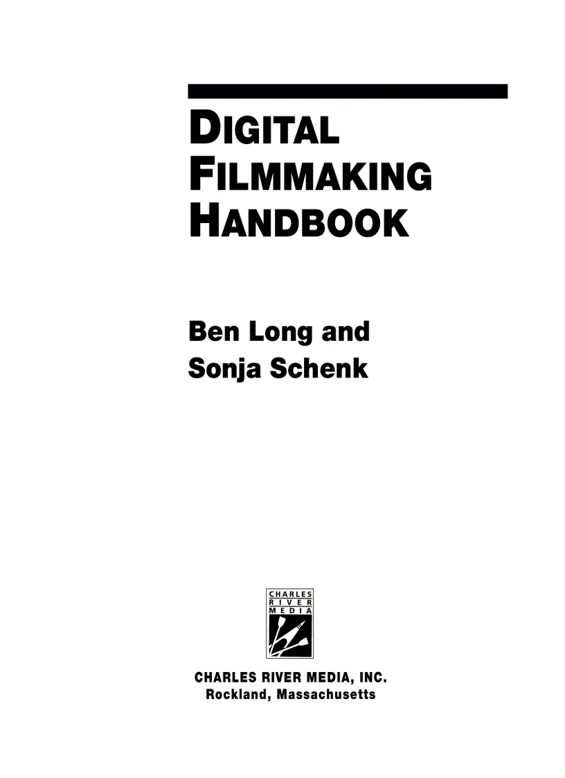 Digital filmmaking handbook
