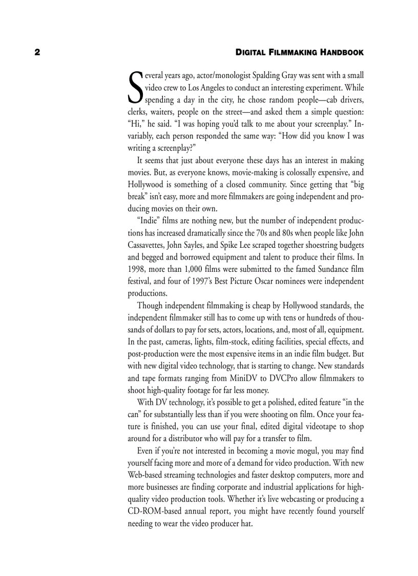 image for page Digital filmmaking handbook