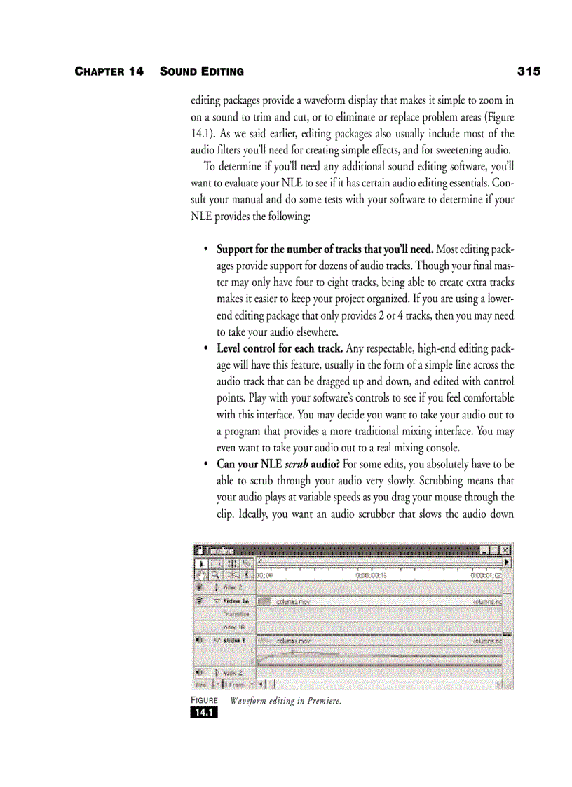 image for page EDITING the digital filmmaking