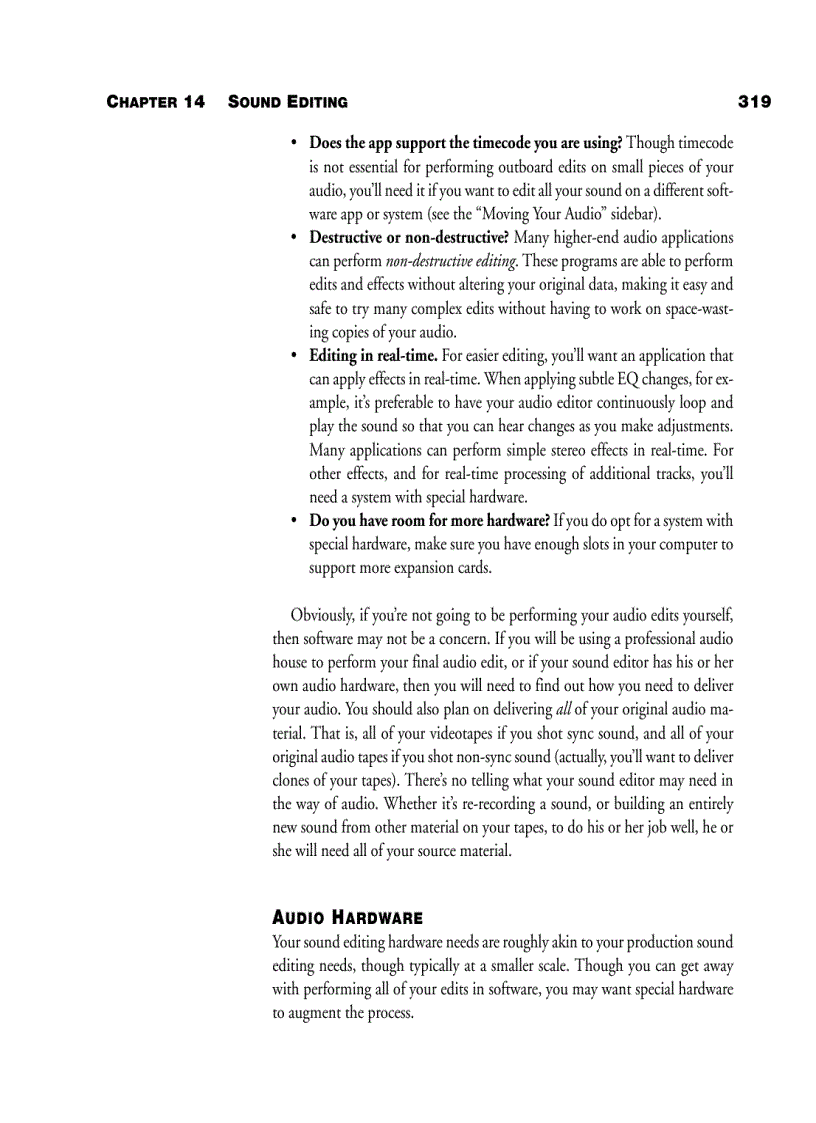 image for page EDITING the digital filmmaking