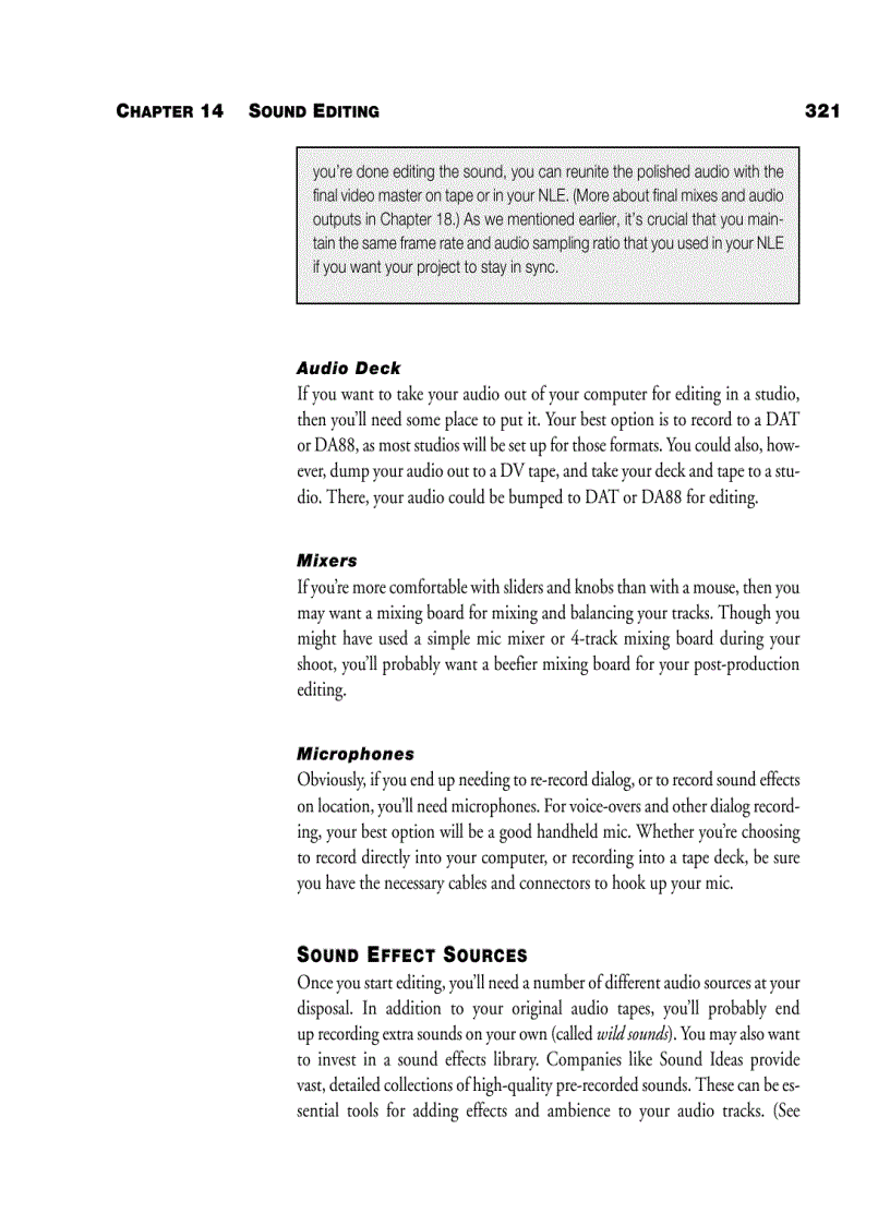 image for page EDITING the digital filmmaking