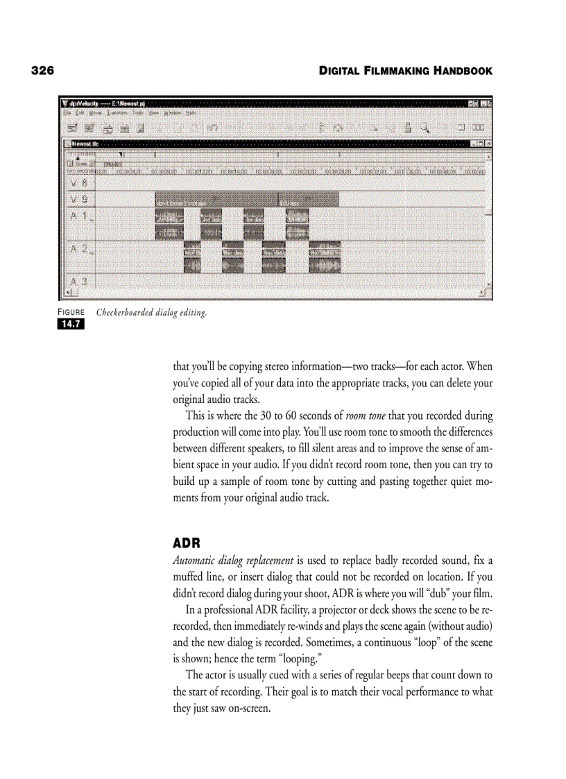 image for page EDITING the digital filmmaking