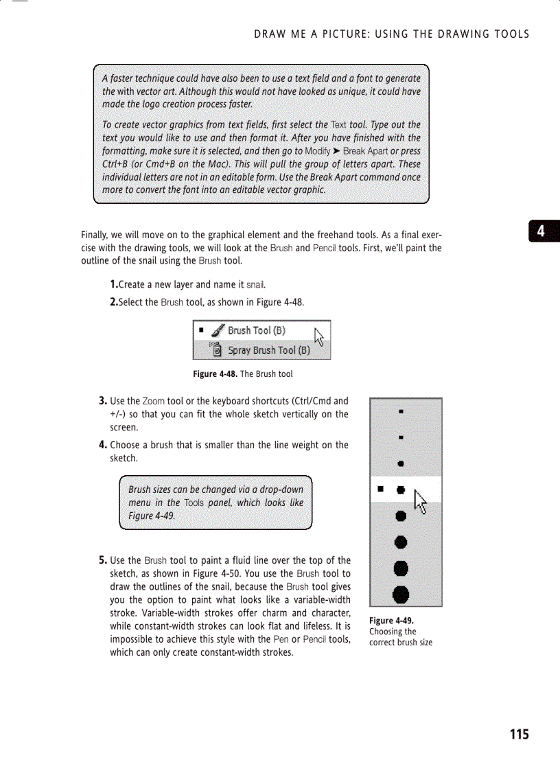 image for page Draw me a picture Using the drawing tools