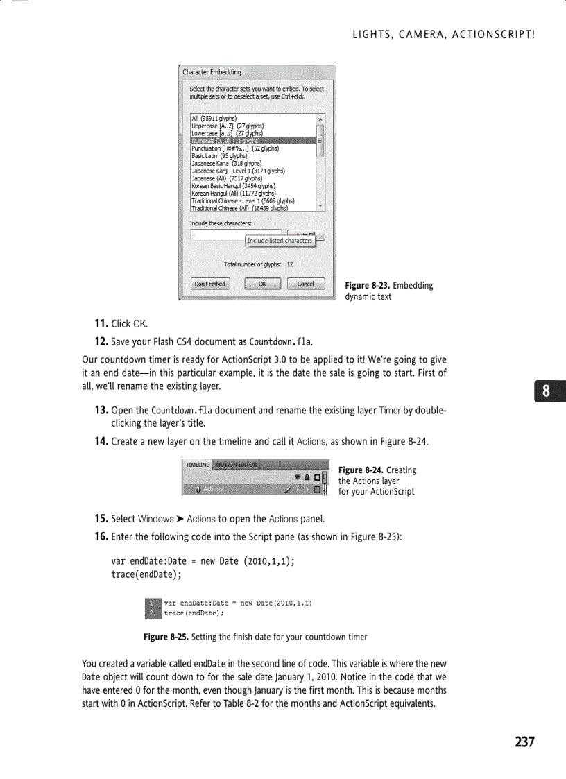 image for page Lights camera actionscript