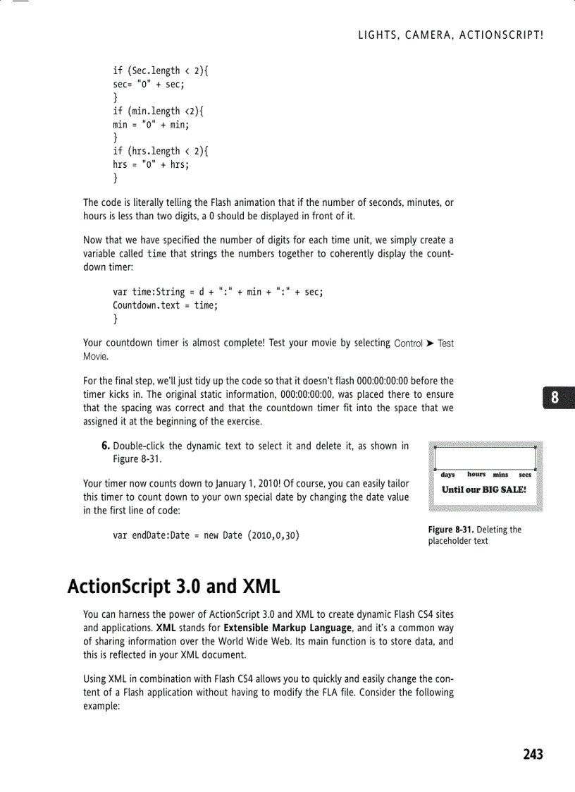 image for page Lights camera actionscript