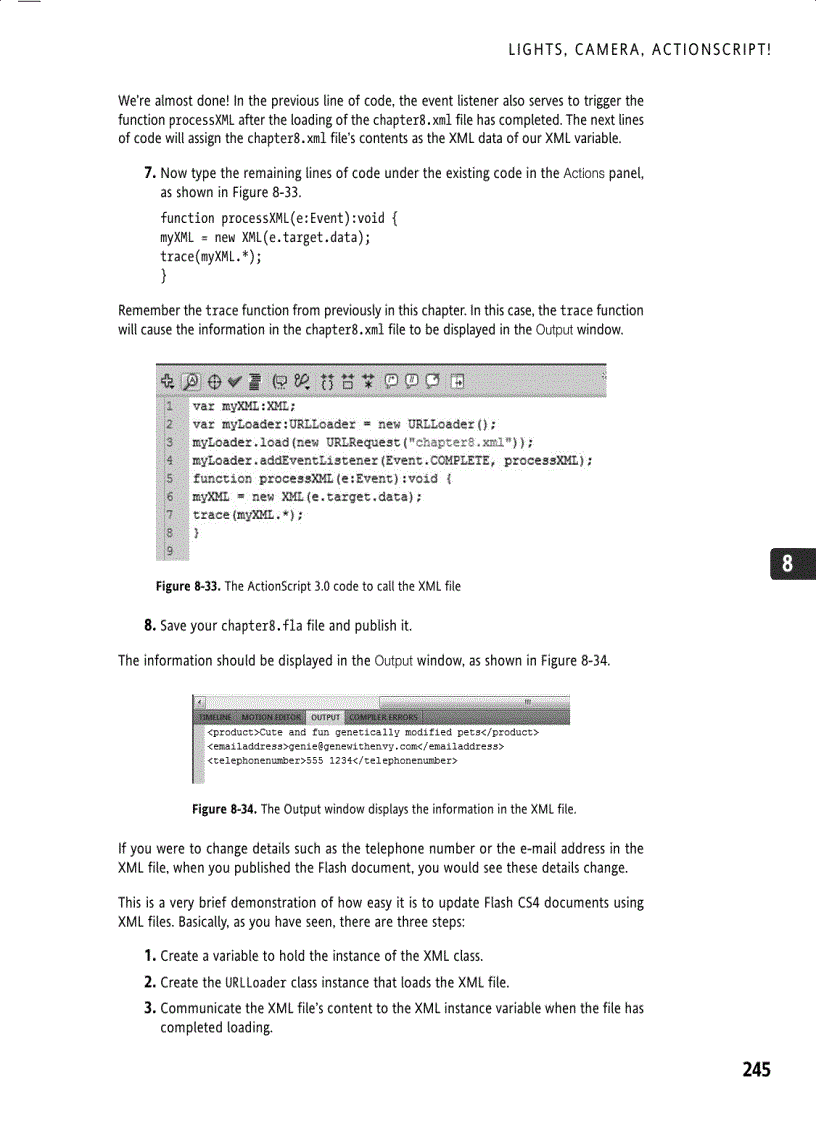 image for page Lights camera actionscript