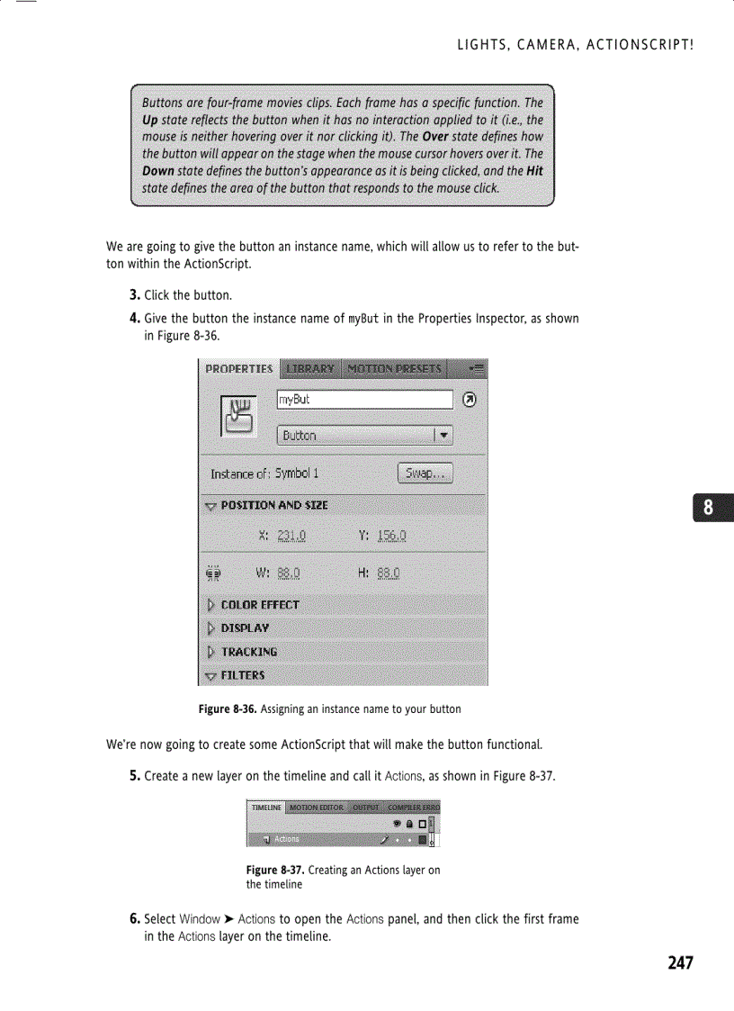 image for page Lights camera actionscript