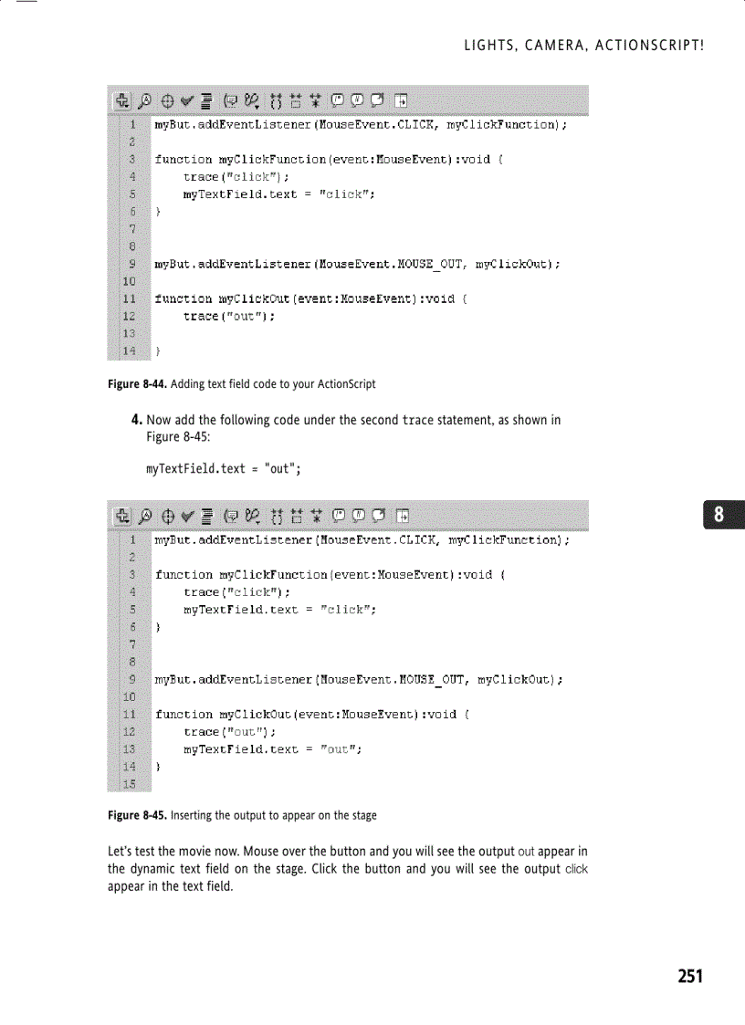 image for page Lights camera actionscript