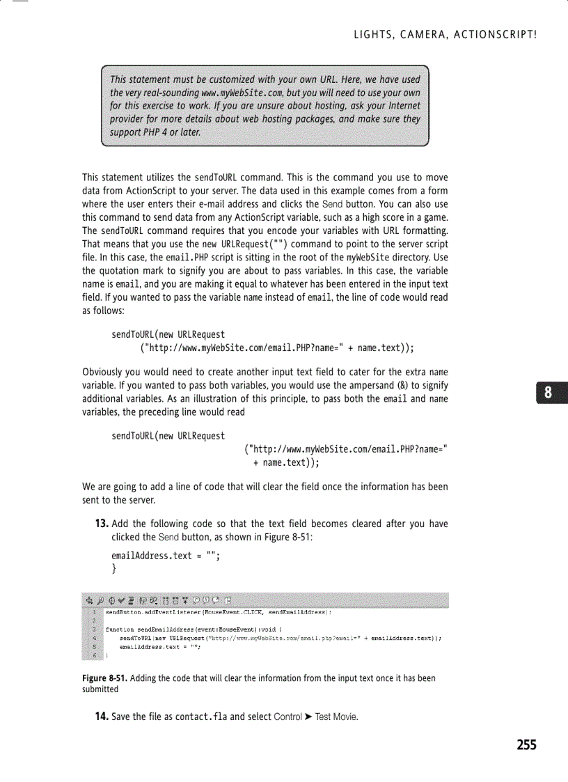image for page Lights camera actionscript