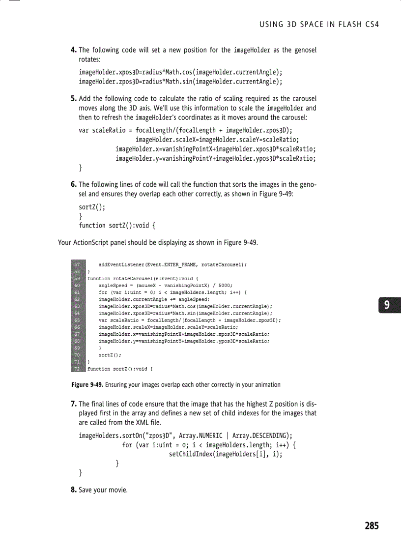 image for page Using 3d space in flash cs4
