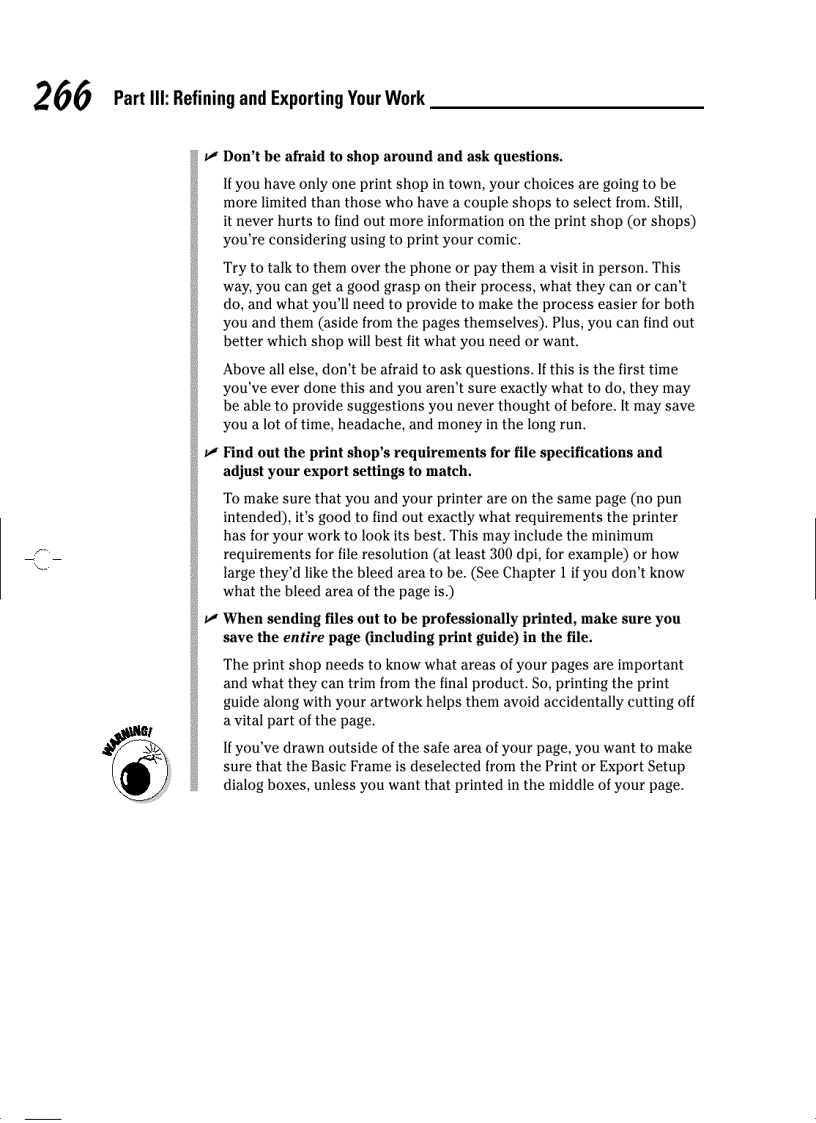 image for page Printing and Exporting