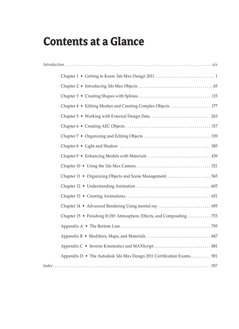 image for page Mastering Autodesk 3ds Max Design 2011