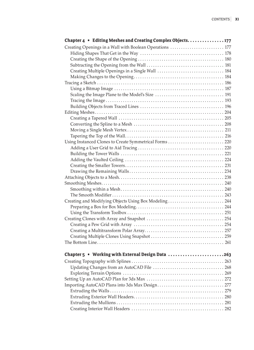 image for page Mastering Autodesk 3ds Max Design 2011