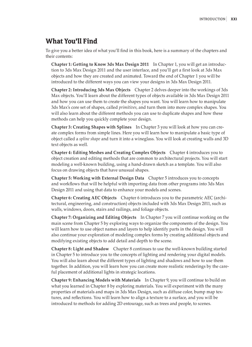 image for page Mastering Autodesk 3ds Max Design 2011