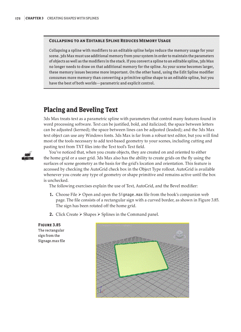 image for page Creating Shapes with Splines