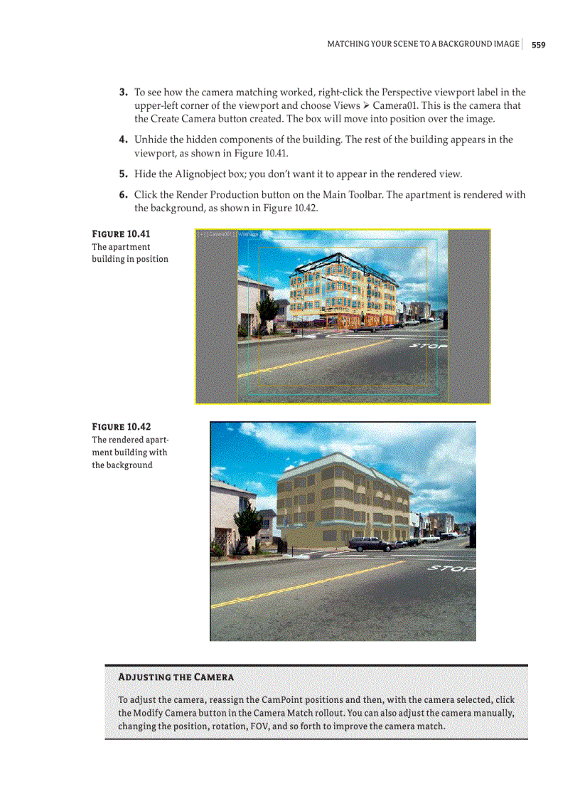 image for page Matching Your Scene to a Backg round Image