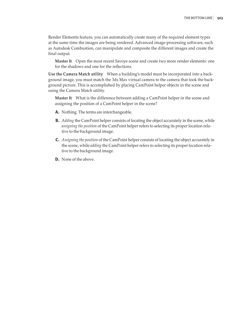 image for page Matching Your Scene to a Backg round Image