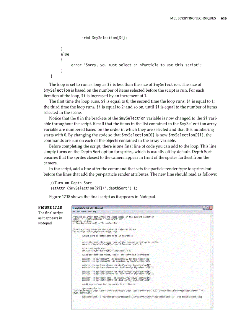 image for page MEL Scripting