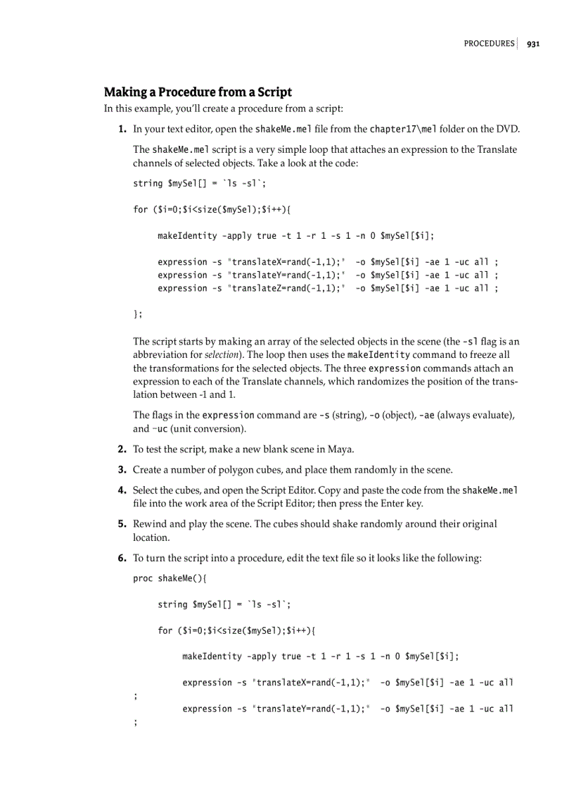 image for page MEL Scripting