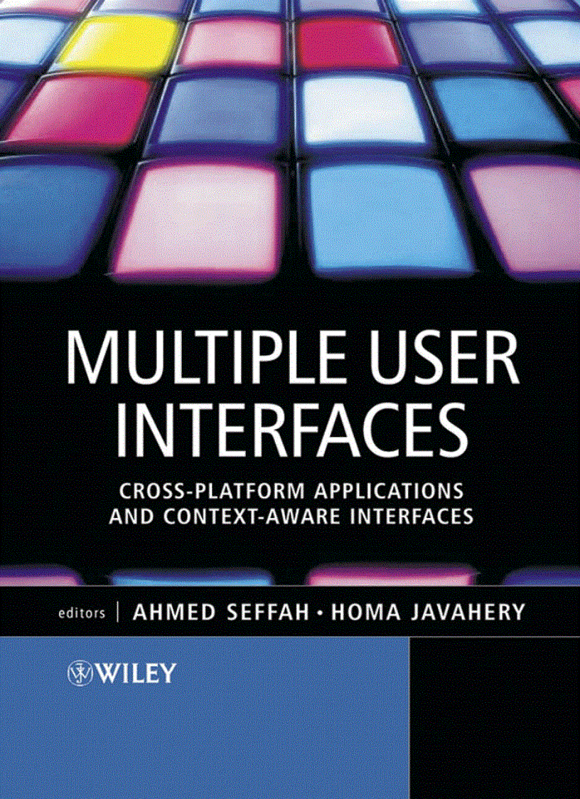 image for page Multiple User Interfaces Cross Platform Applications and Context Aware Interfaces