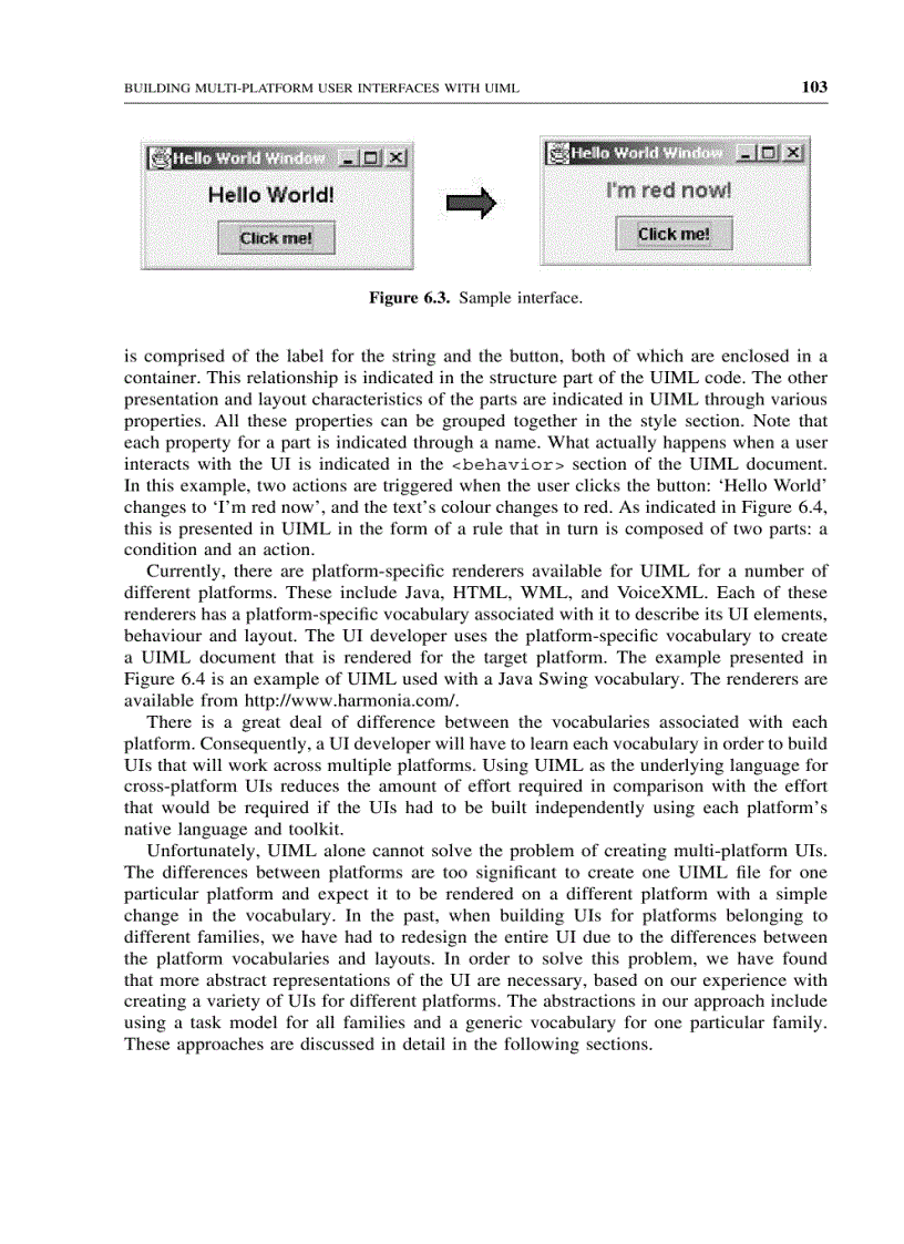 image for page Building multi platform user interfaces with uiml