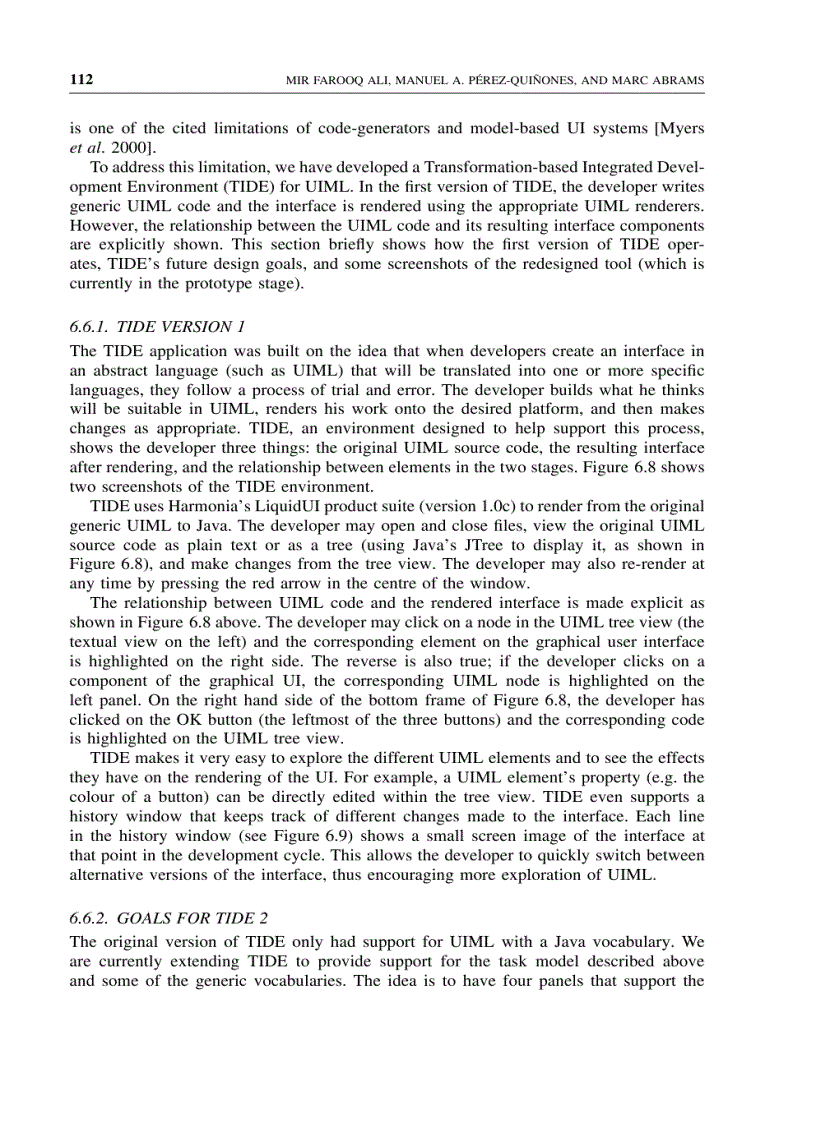 image for page Building multi platform user interfaces with uiml