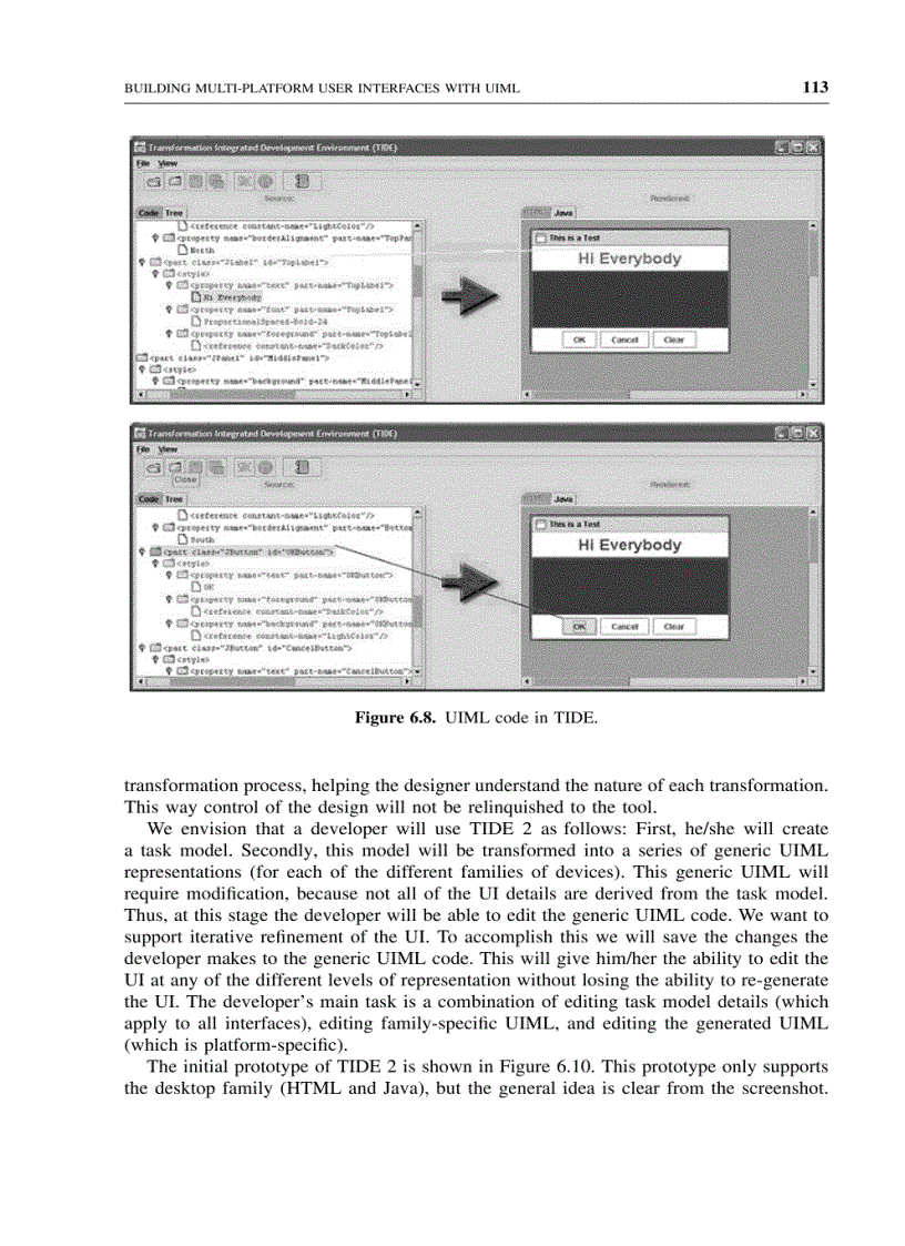 image for page Building multi platform user interfaces with uiml
