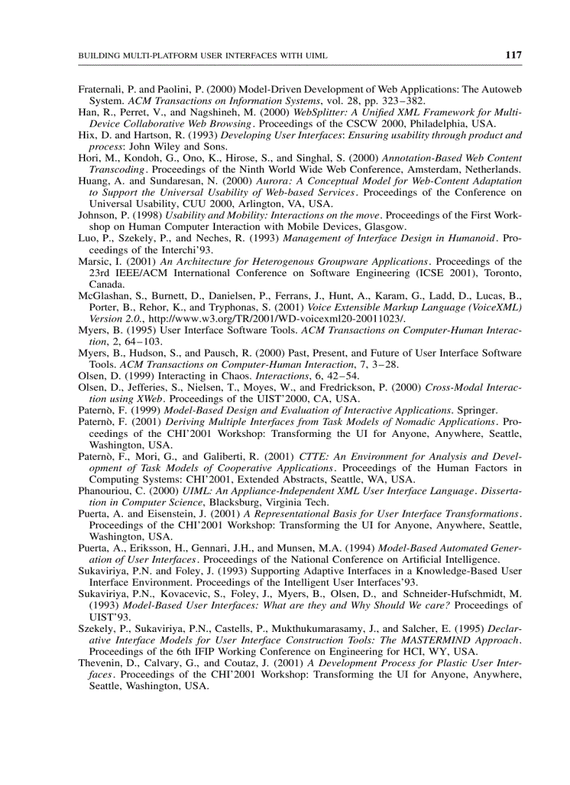 image for page Building multi platform user interfaces with uiml