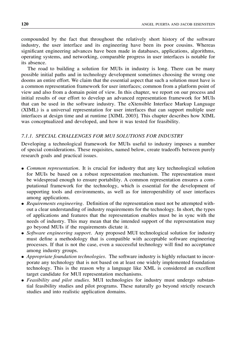 image for page Building multi platform user interfaces with uiml