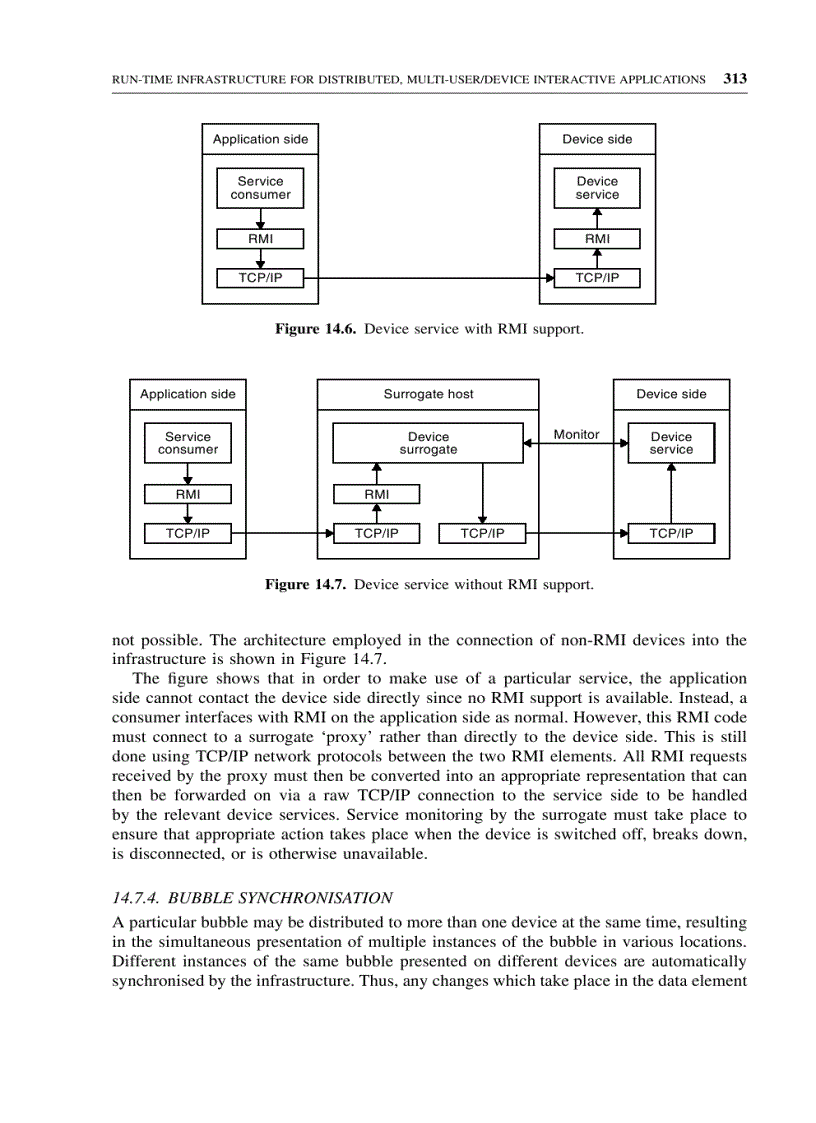 image for page Run time infrastructure for distributed multi user device interactive applications