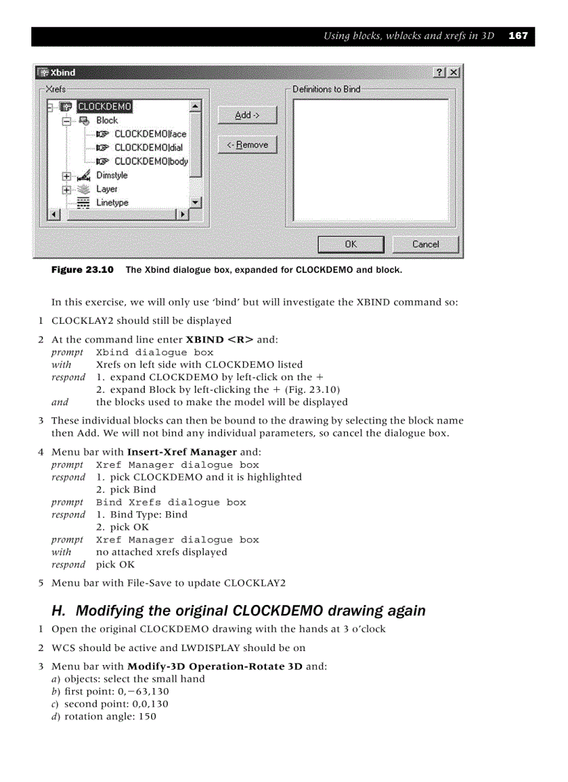 image for page Using blocks wblocks and xrefs in 3D