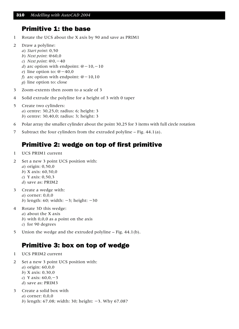 image for page The setup commands