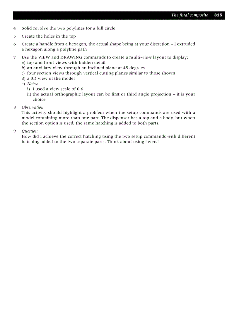image for page The setup commands