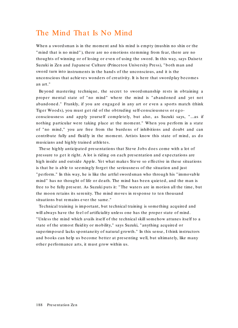 image for page The Art of Being Completely Present