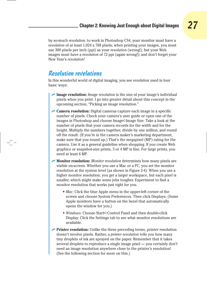 image for page Knowing Just Enough about Digital Images