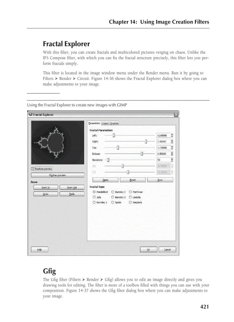 image for page Using Image Creation Filters