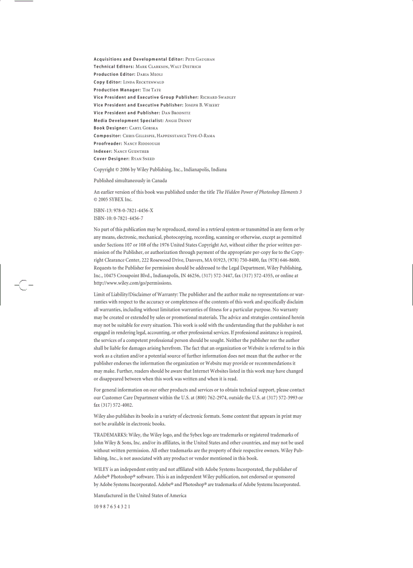 image for page The Hidden Power of Photoshop Elements 4