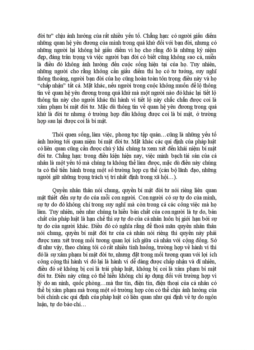 image for page Bàn về khái niệm quyền bí mật đời tư