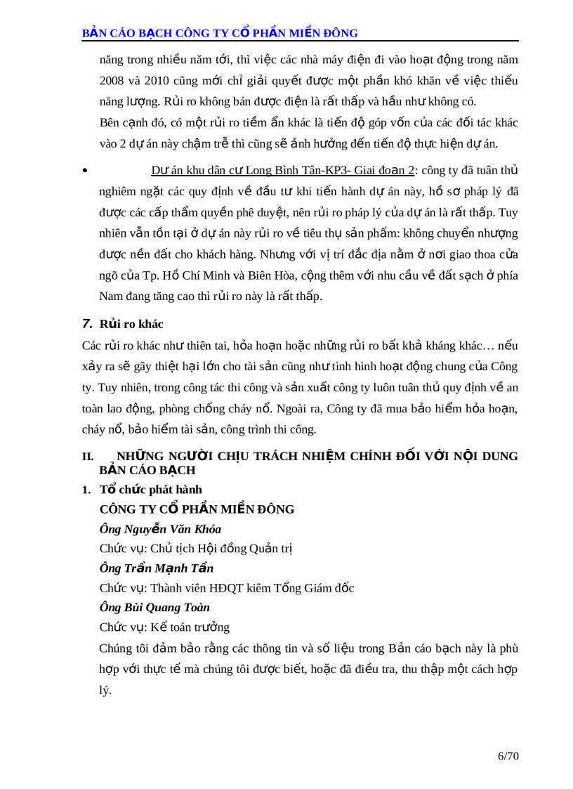 image for page Bản cáo bạch công ty cổ phần miền đông