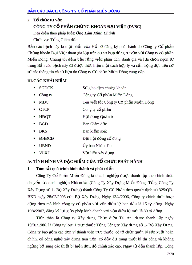 image for page Bản cáo bạch công ty cổ phần miền đông