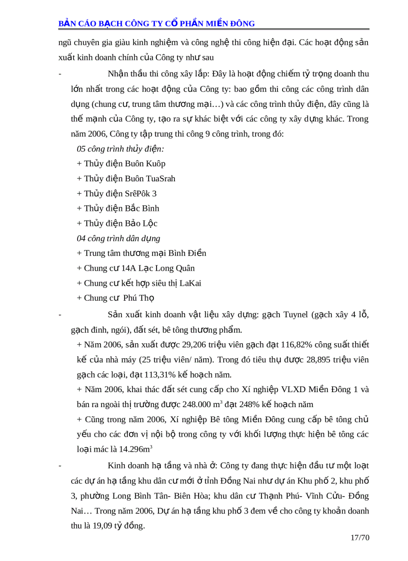 image for page Bản cáo bạch công ty cổ phần miền đông