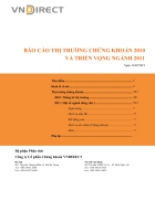 Báo cáo thị trường chứng khoán 2010 và triển vọng ngành 2011