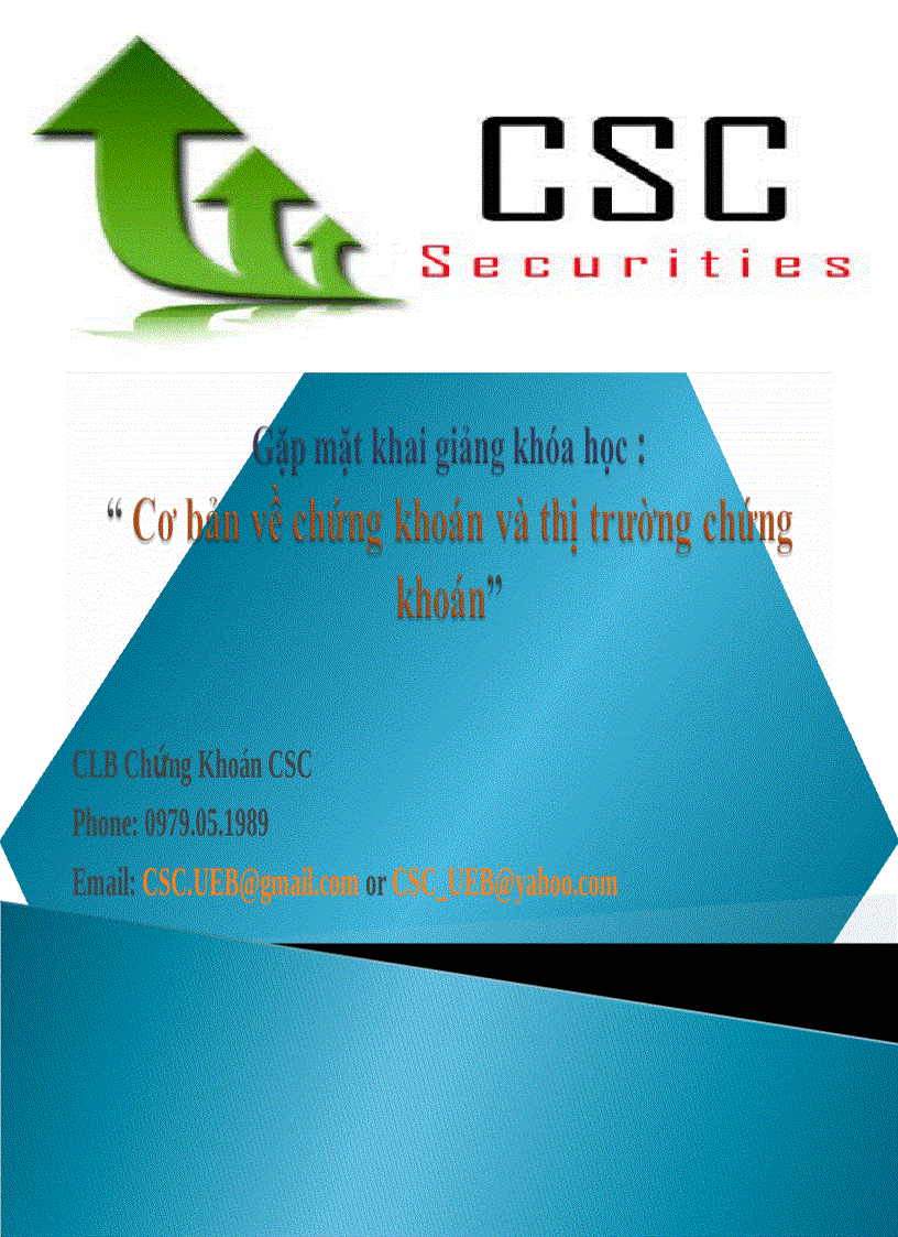 image for page Cơ bản về chứng khoán và thị trường chứng khoán